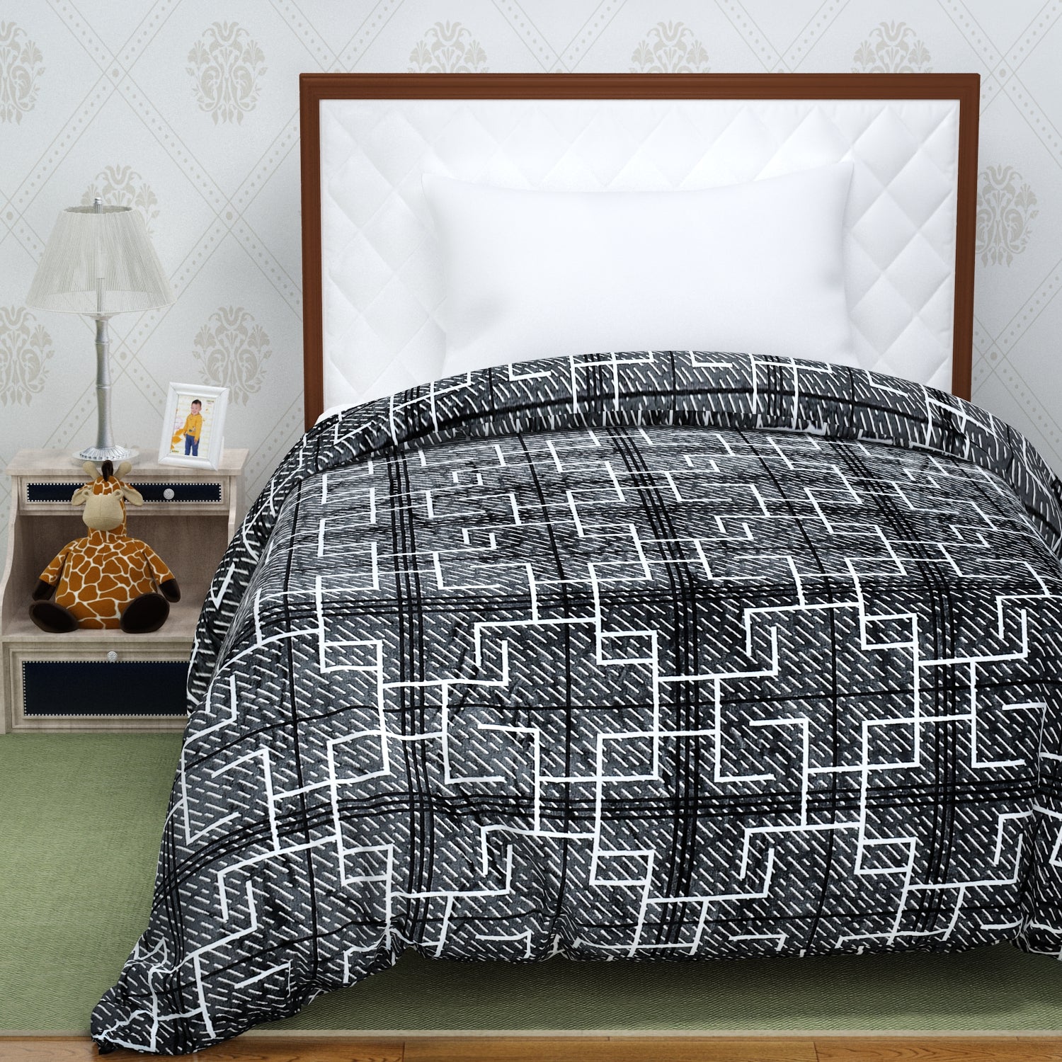 Florida Delta Super Soft Double Bed Flannel AC Blanket for All Season