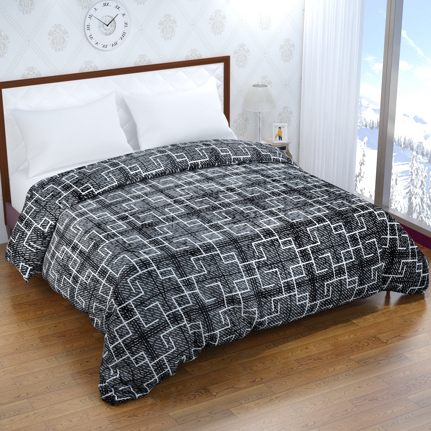 Florida Delta Super Soft Double Bed Flannel AC Blanket for All Season