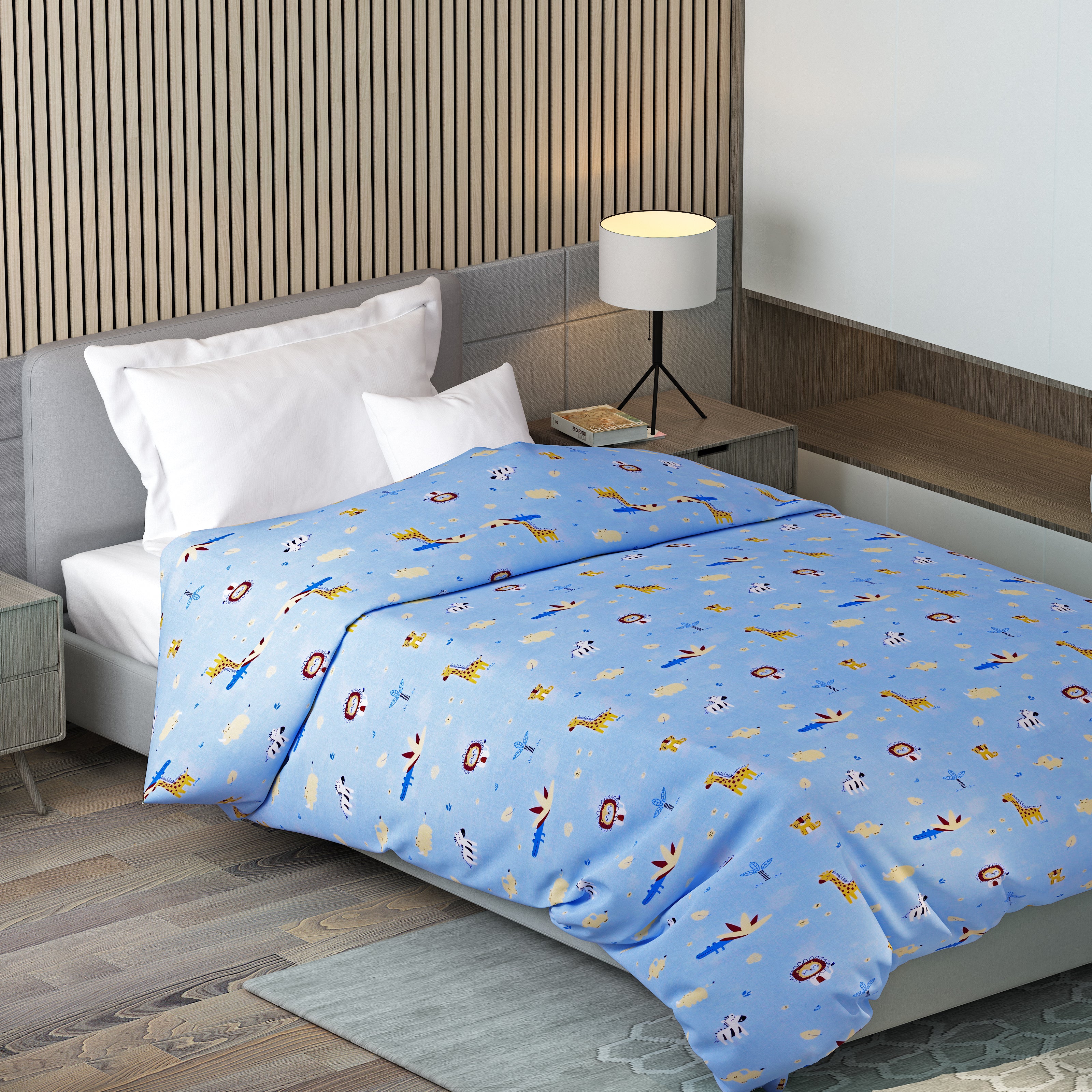 Simba Cotton Top Sheet AC Reversible Dohar for Kids