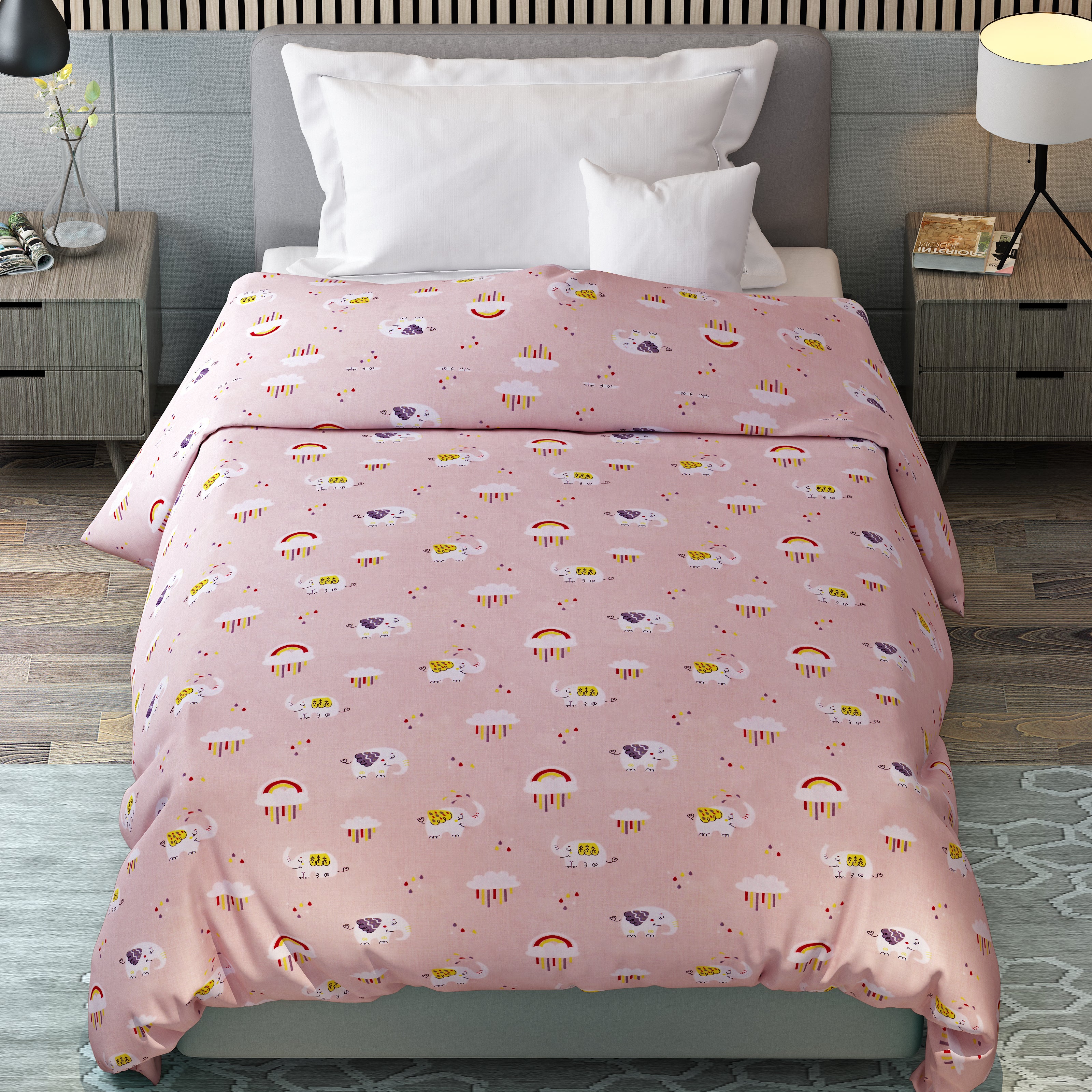 Mini Cloud Cotton Top Sheet AC Reversible Dohar for Kids