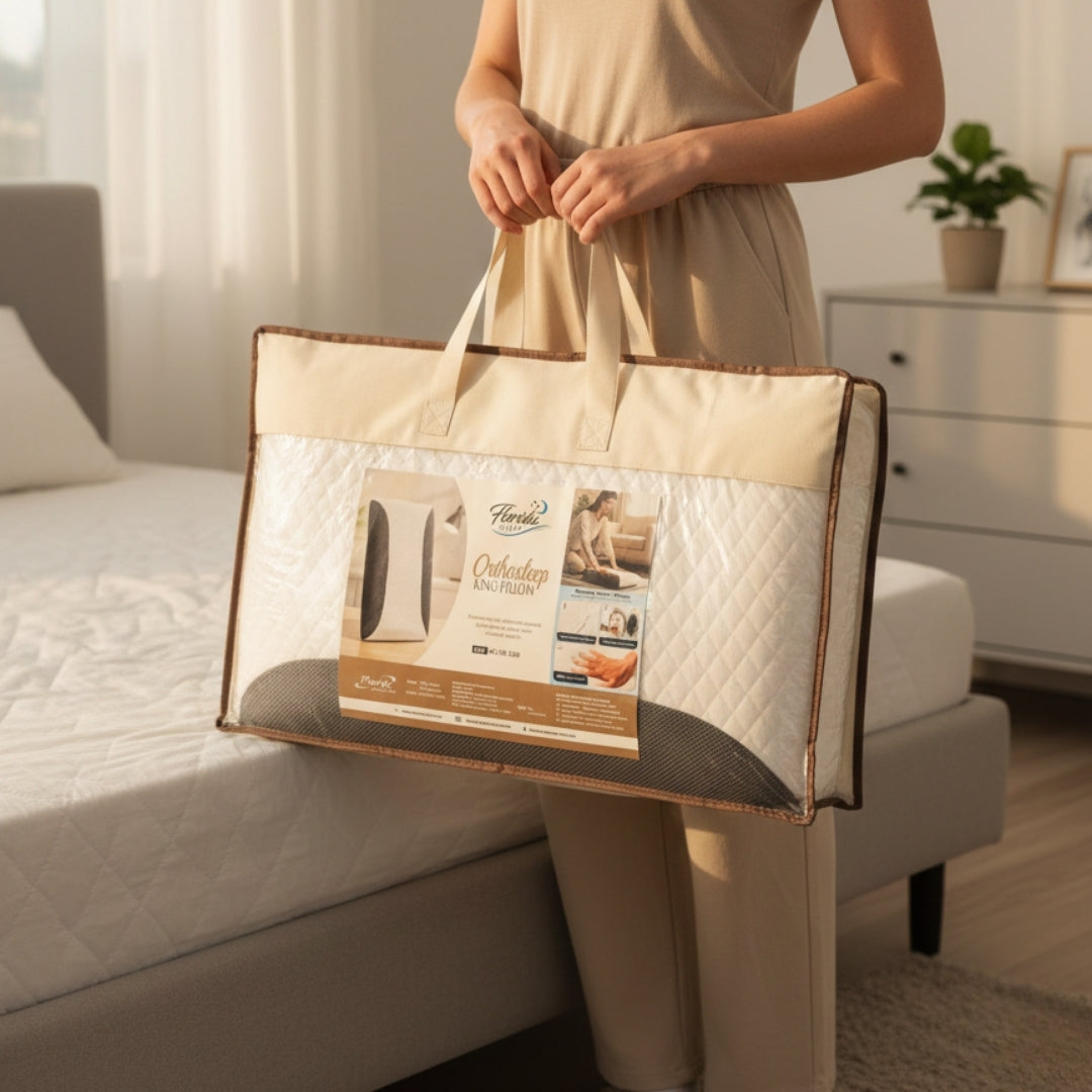 Florida Sleep Orthosleep King Memory Foam Pillow for Cervical Support Comfort