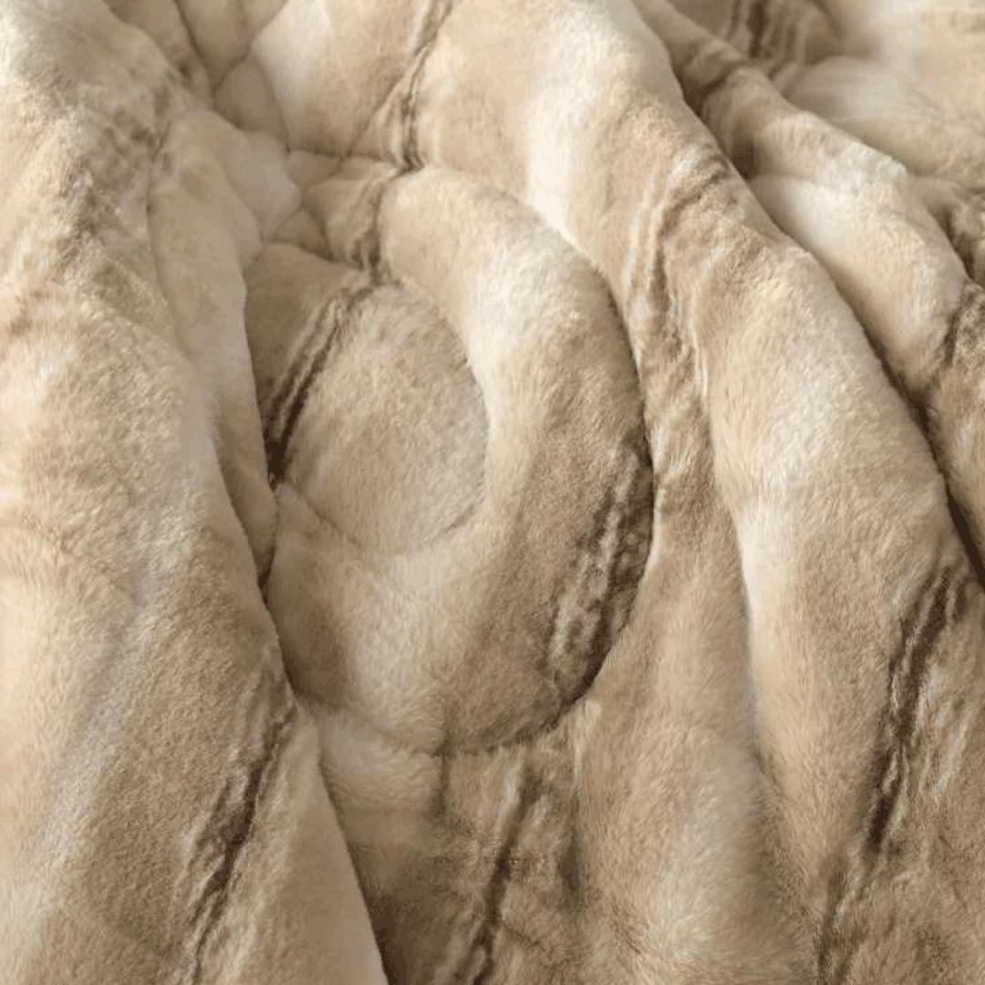 DulceVida Luxe Faux Fur (Quilt/Rajai) Comforter for Single & Double Bed for Heavy Winter