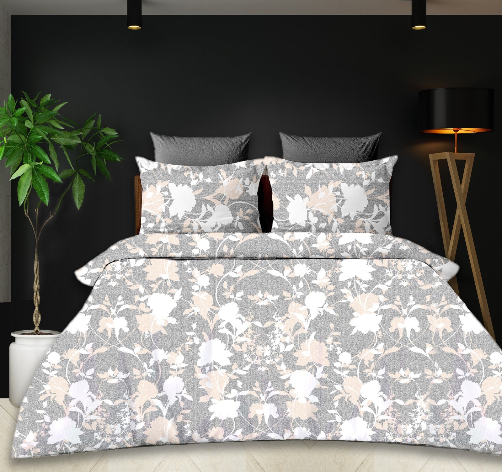 Marble ARC 400 TC Premium Cotton Bed Sheet by Florida