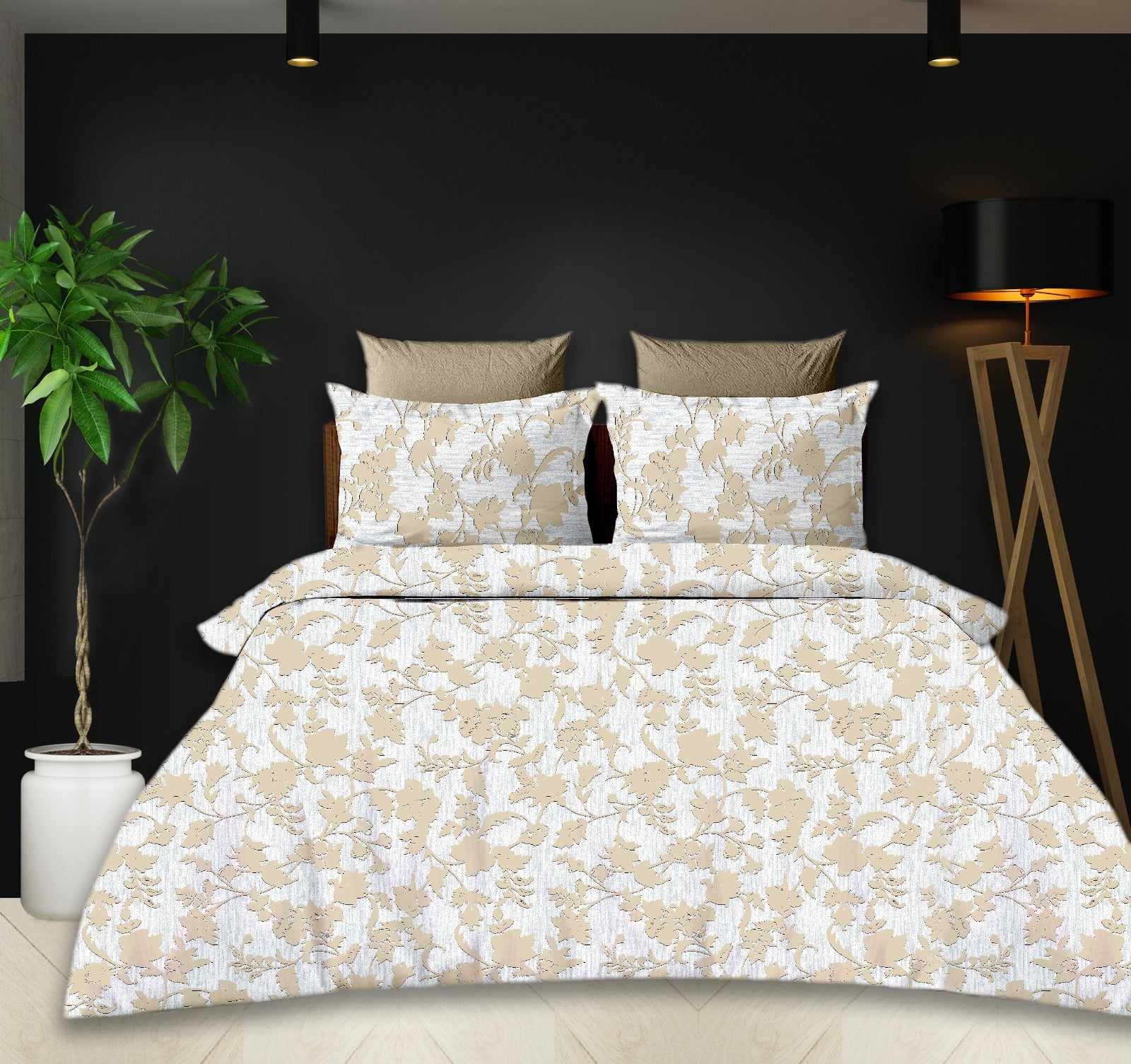 Marble ARC 400 TC Premium Cotton Bed Sheet by Florida