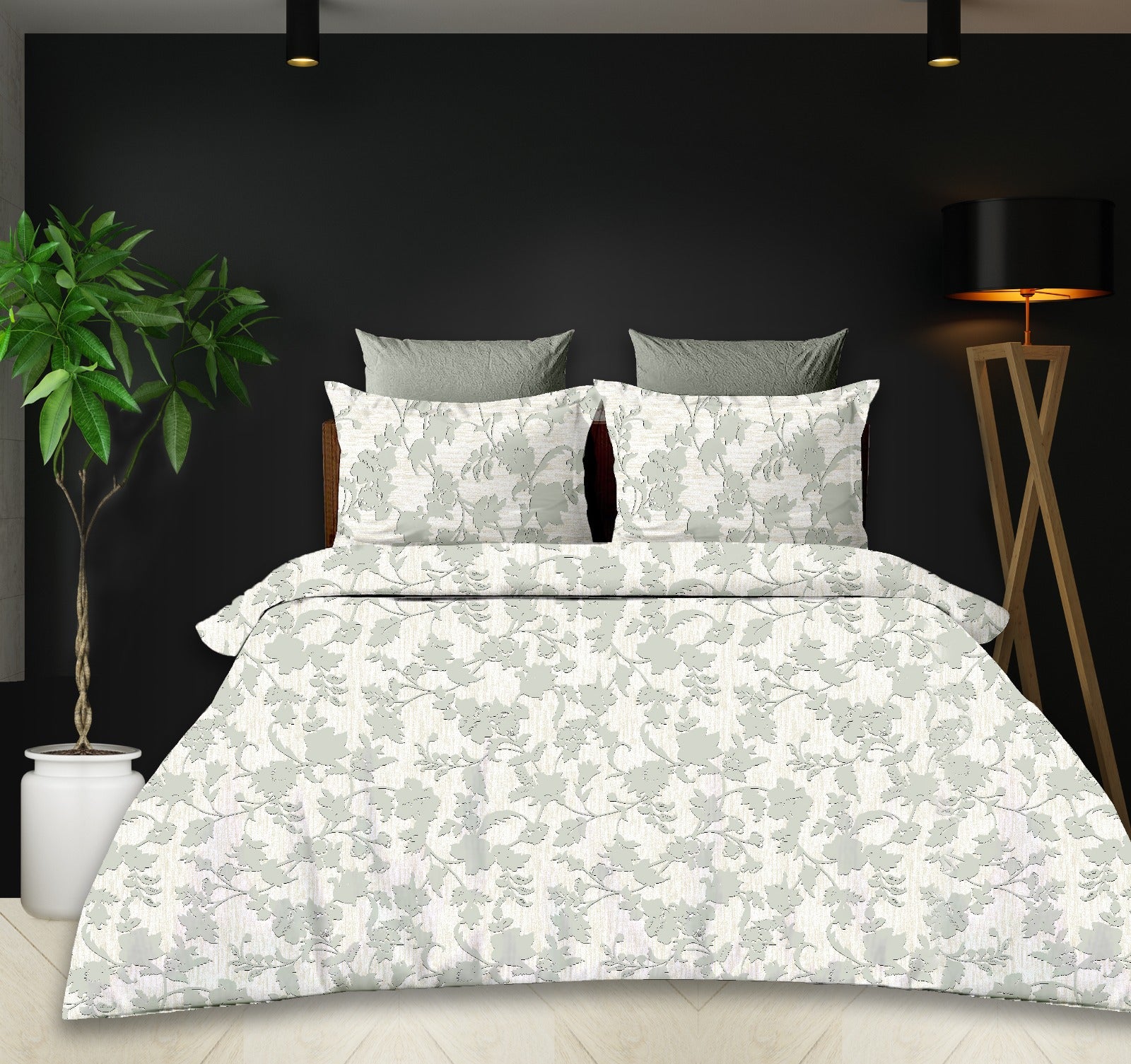 Marble ARC 400 TC Premium Cotton Bed Sheet by Florida