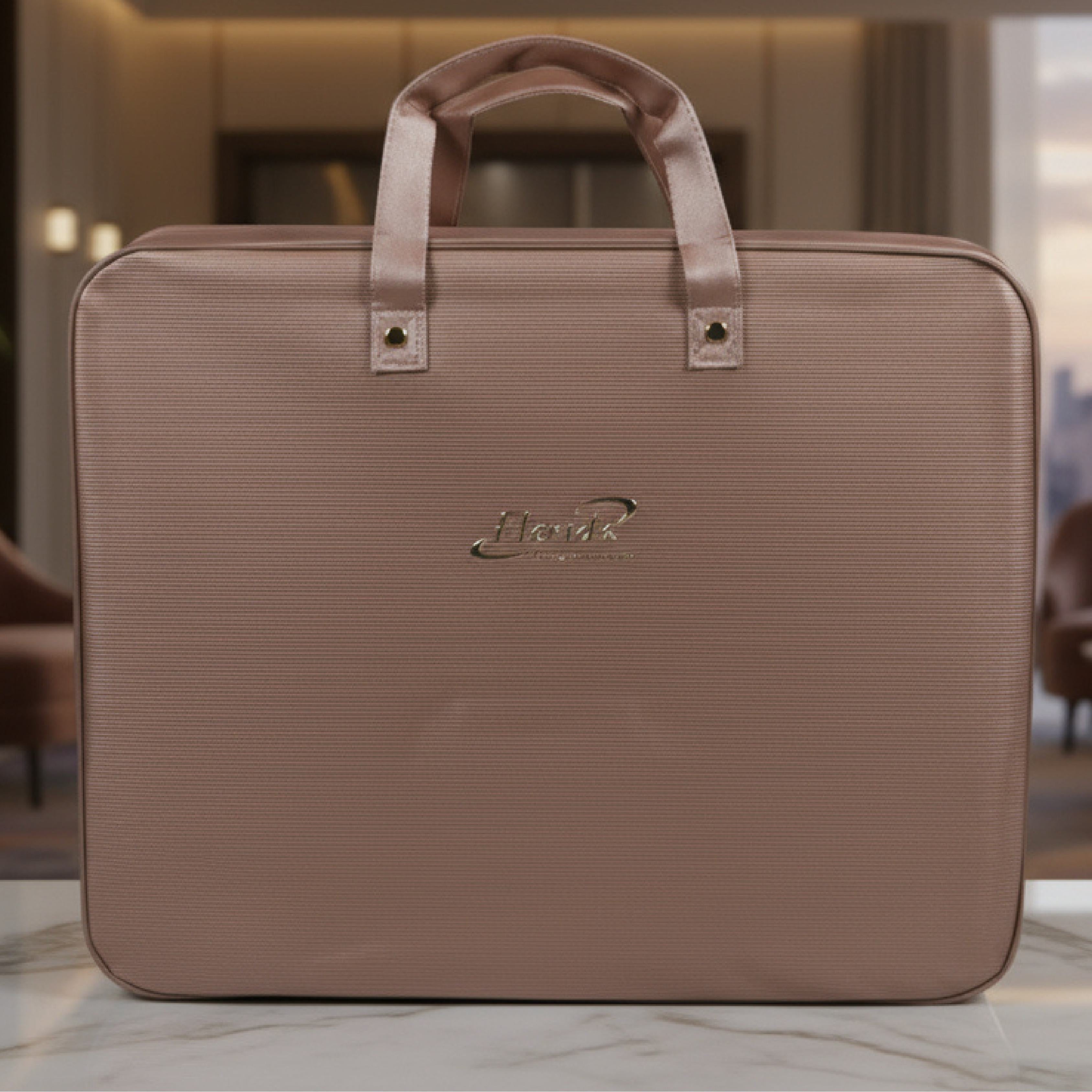 Florida Nyle Light-weight Integrated Double Bed Blanket for Heavy Winter - Blue