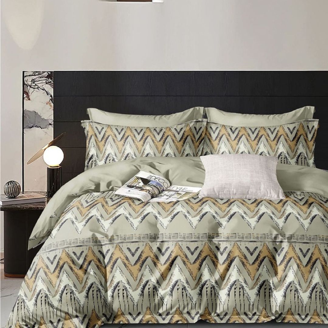 Reeva Fitted Bed Sheet Set with Pillow Covers by Florida