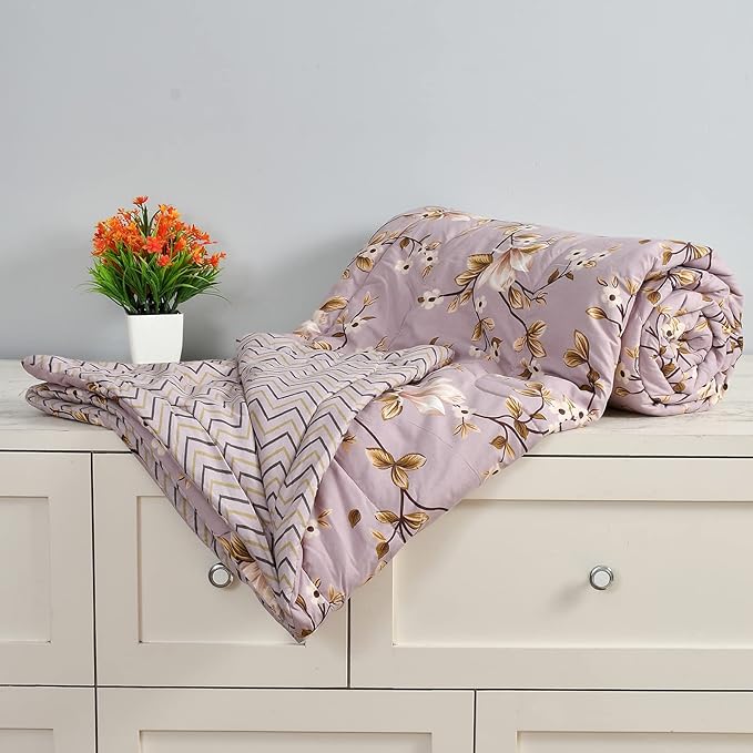 Reeva by Florida Microfibre All Season 150 GSM Reversible Double Bed Comforter