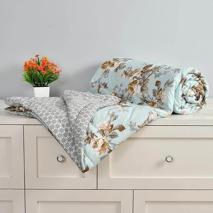 Reeva by Florida Microfibre All Season 150 GSM Reversible Double Bed Comforter