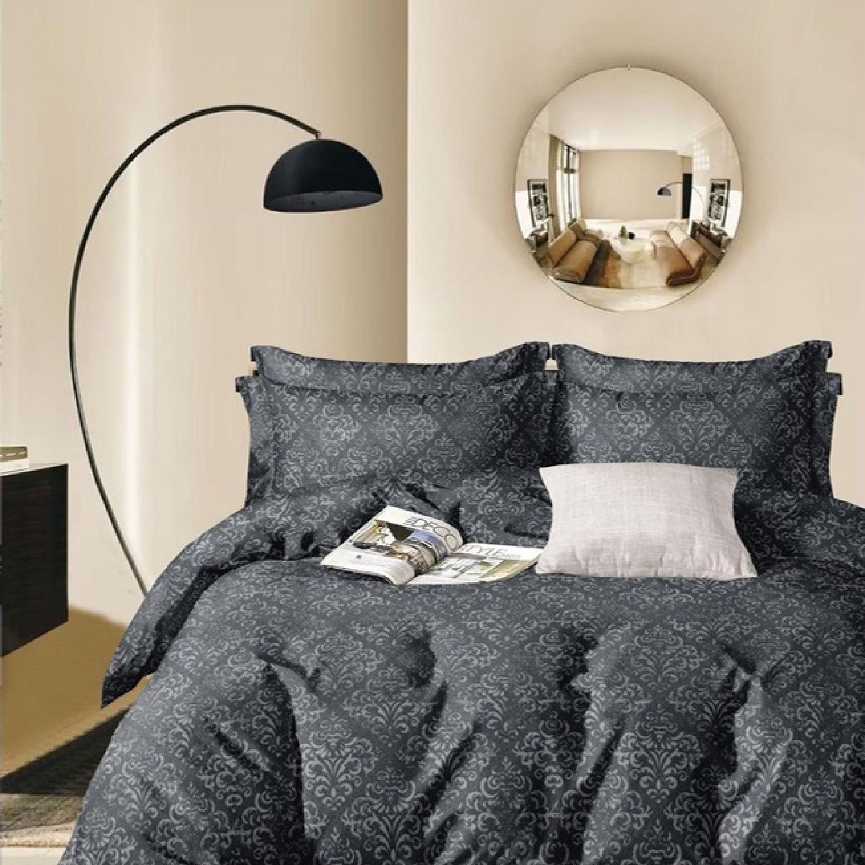 Reeva Bed Sheet Set with Pillow Covers for Double Bed by Florida