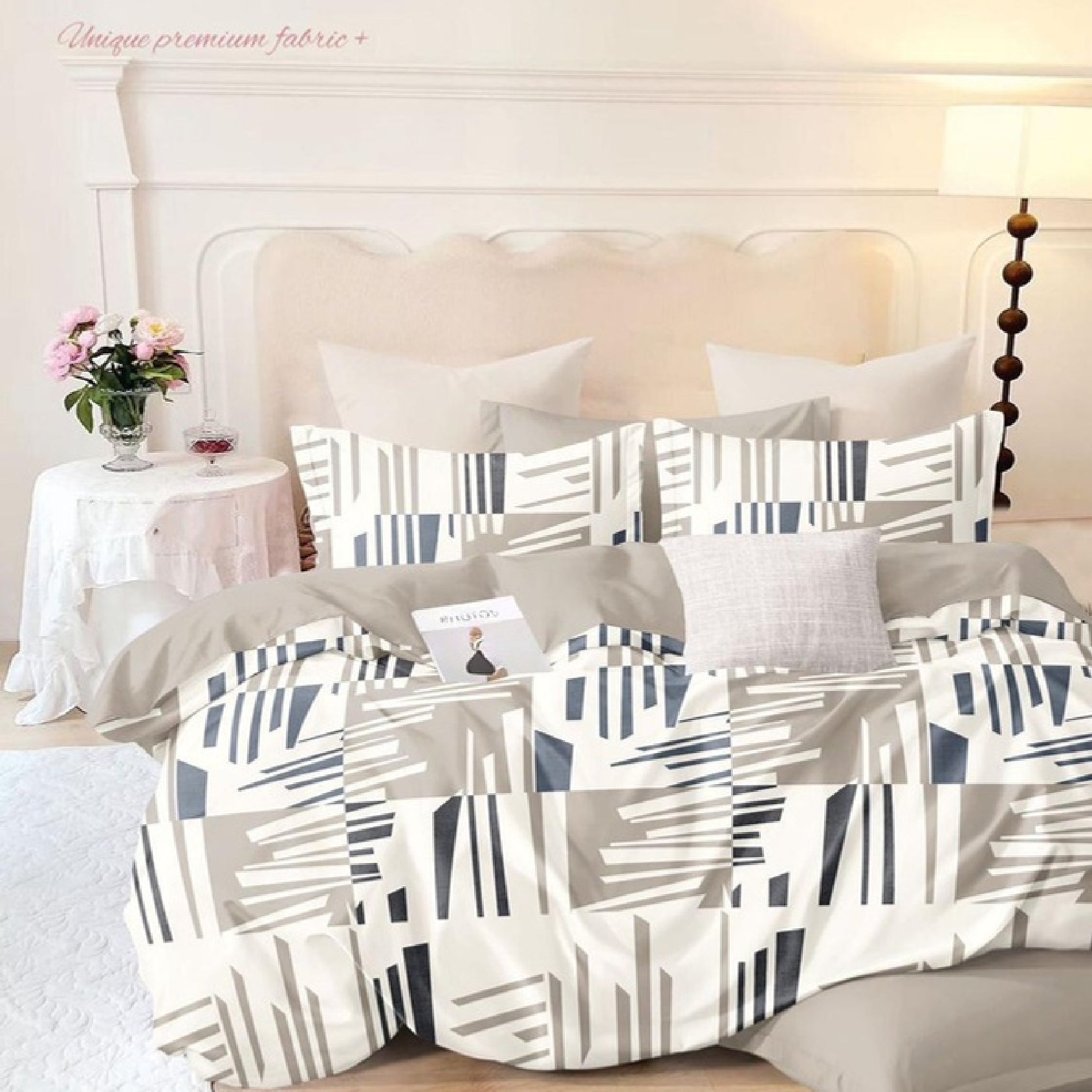 Reeva Bed Sheet Set with Pillow Covers for Double Bed by Florida