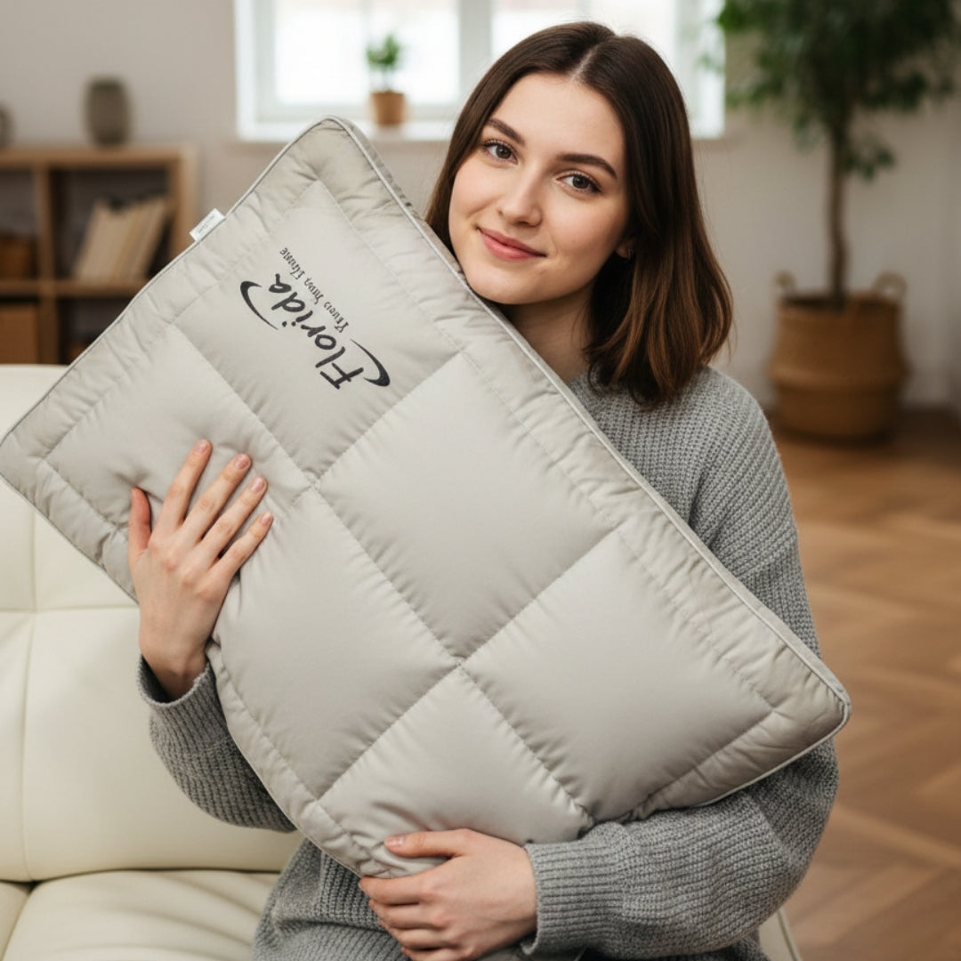 Florida Sleep Regalia Luxury King Size Cotton Pillow for Royal Comfort