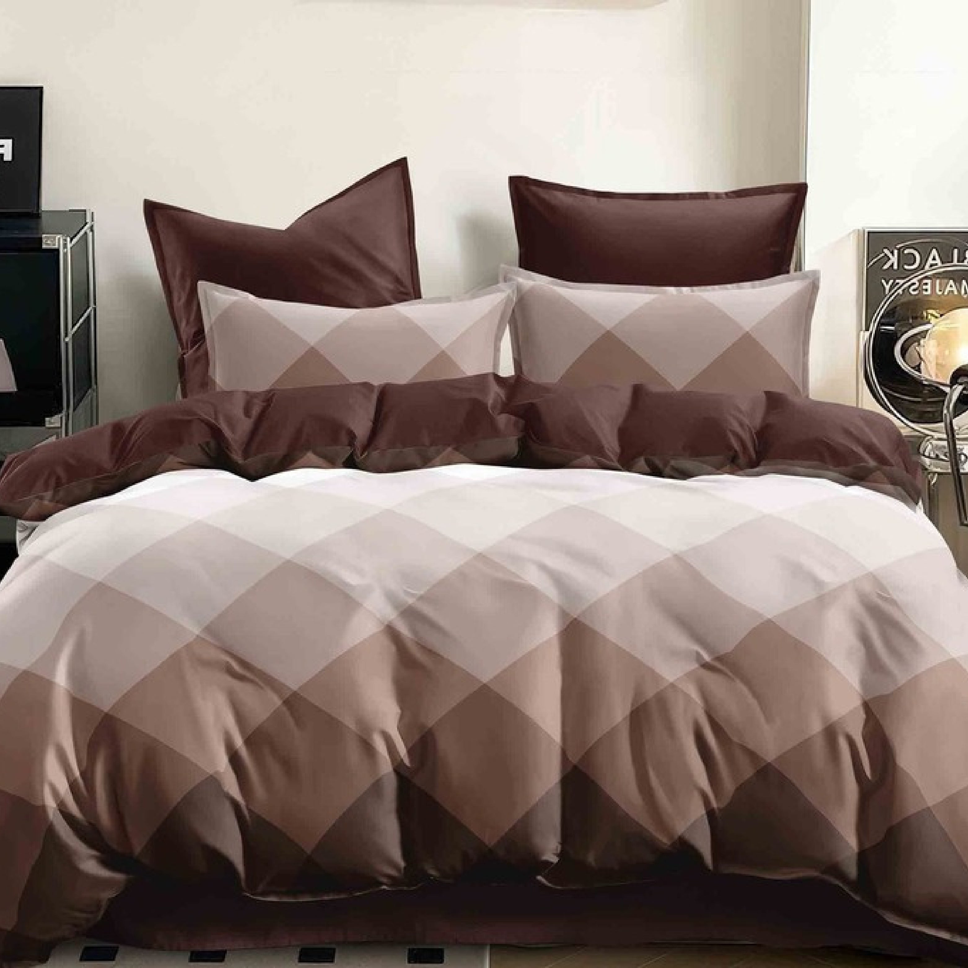 Stroke King Size Bed Sheet Set with Pillow Covers by Florida