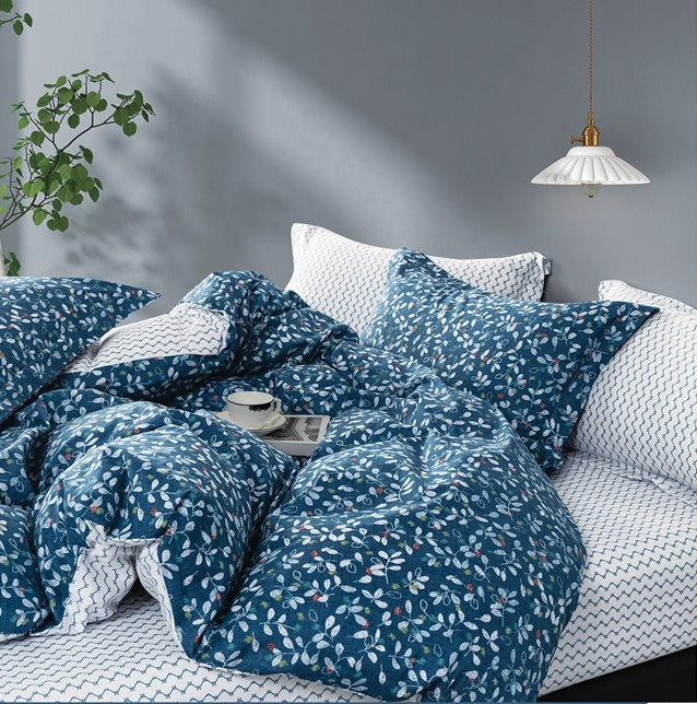 San Diego 250 TC King Size 100% Cotton Imported Bed Sheet Set with 2 Pillow Covers by Florida