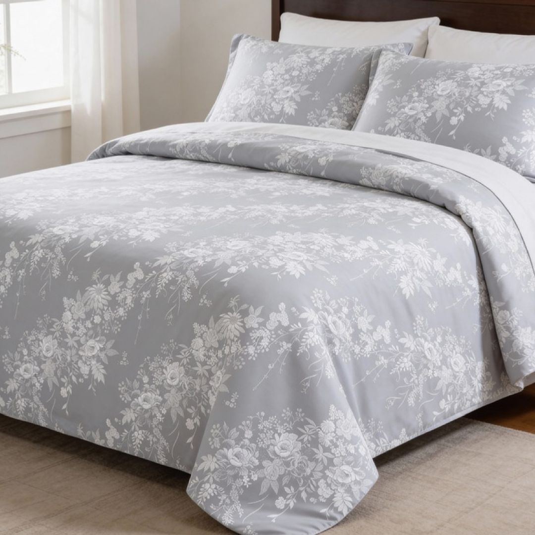 Streaks 100% Cotton 400 TC King Size Bedsheet Set with 2 Pillow Cover by Florida