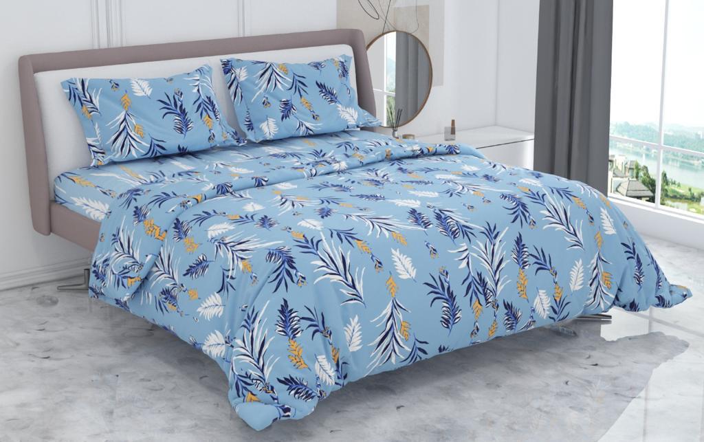 Super Bloom Cotton Bed Sheet Set with Pillow Covers by Florida