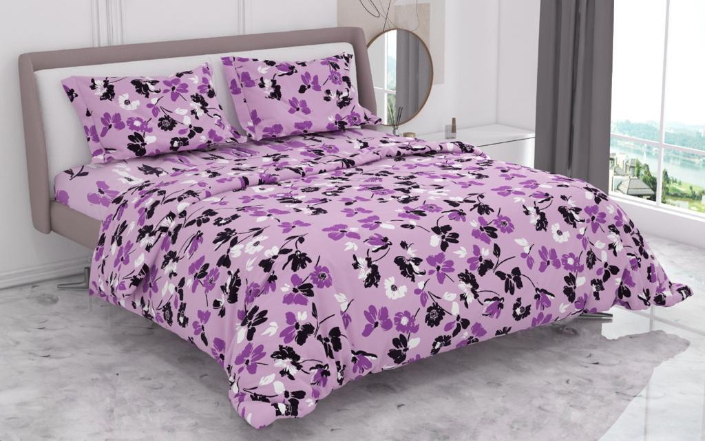 Super Bloom Cotton Bed Sheet Set with Pillow Covers by Florida