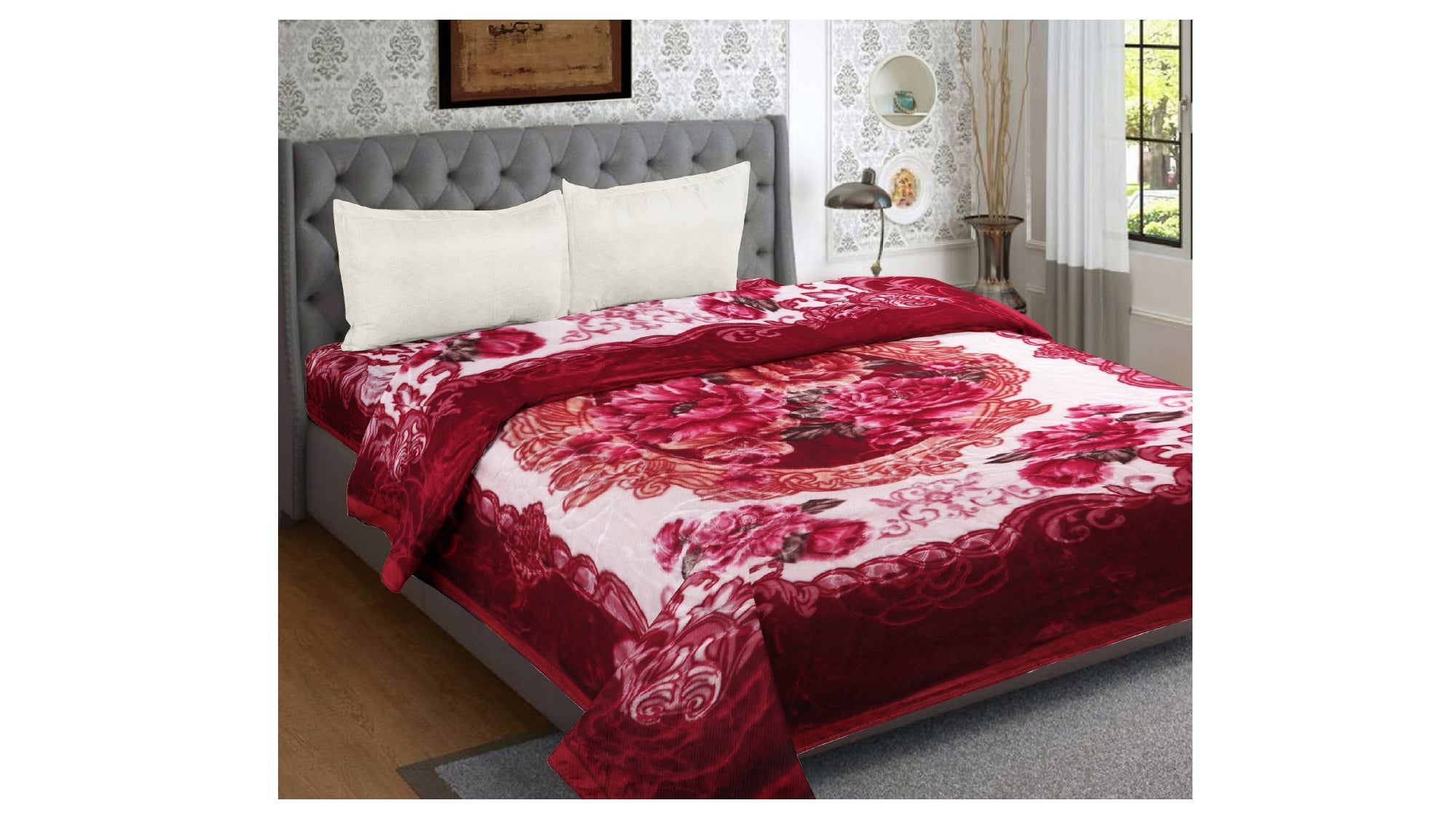 Trim by Florida 2 Ply Super Soft Single Mink Blanket for Winter