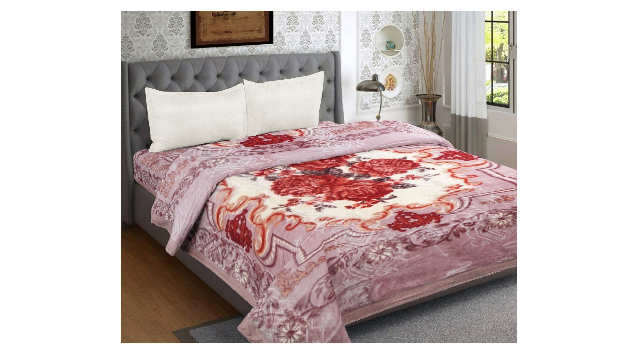 Trim by Florida 2 Ply Super Soft Single Mink Blanket for Winter