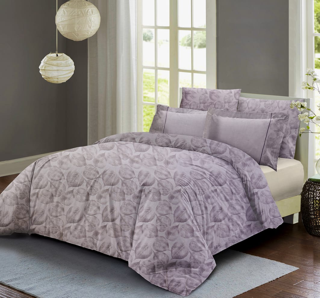 Venice King size 300 TC 100% Cotton Bed Sheet set with 4 Pillow Covers for Double Bed