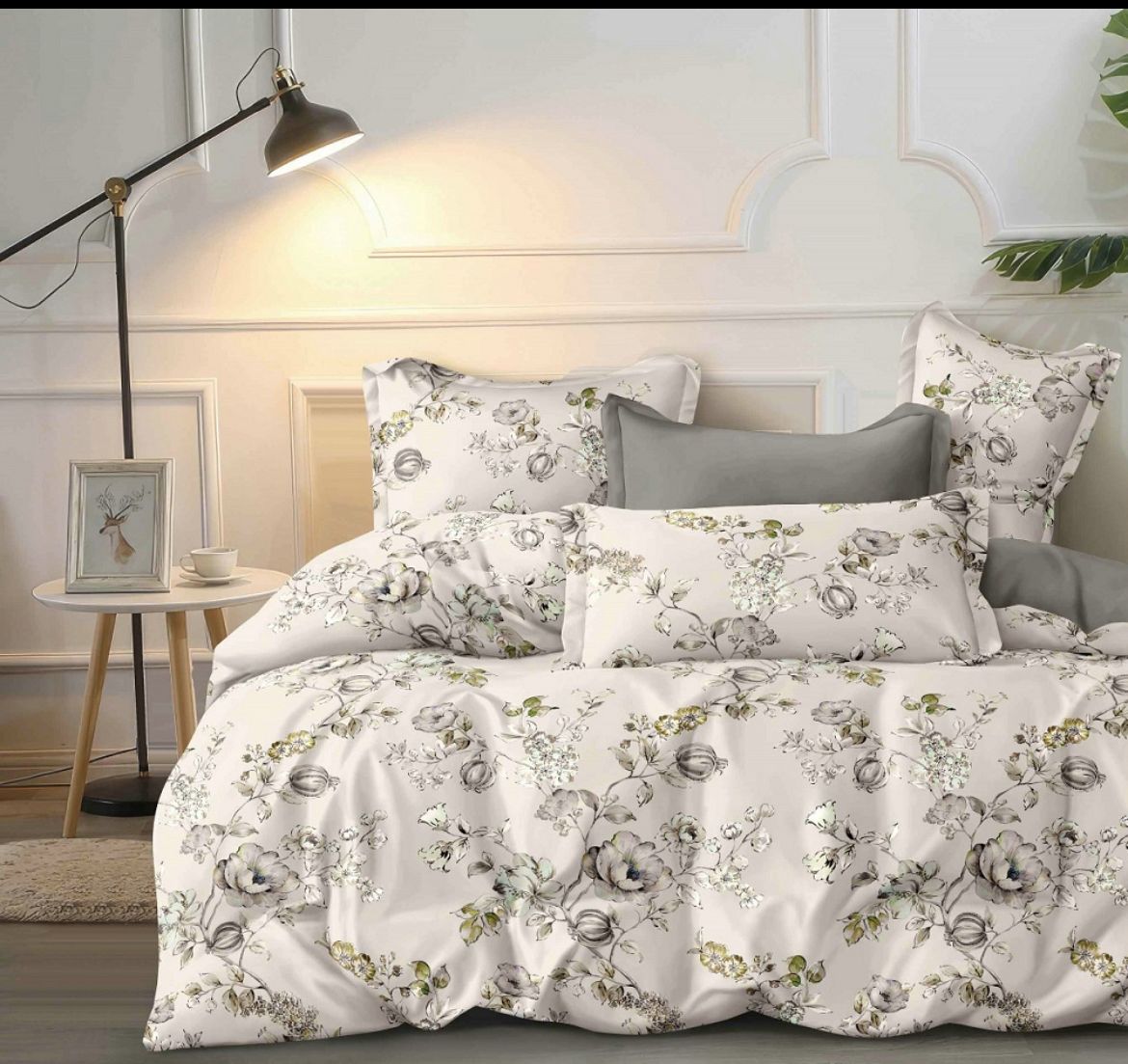 Venus King Size Bed Sheet Set with 2 Pillow Cover for Double Bed