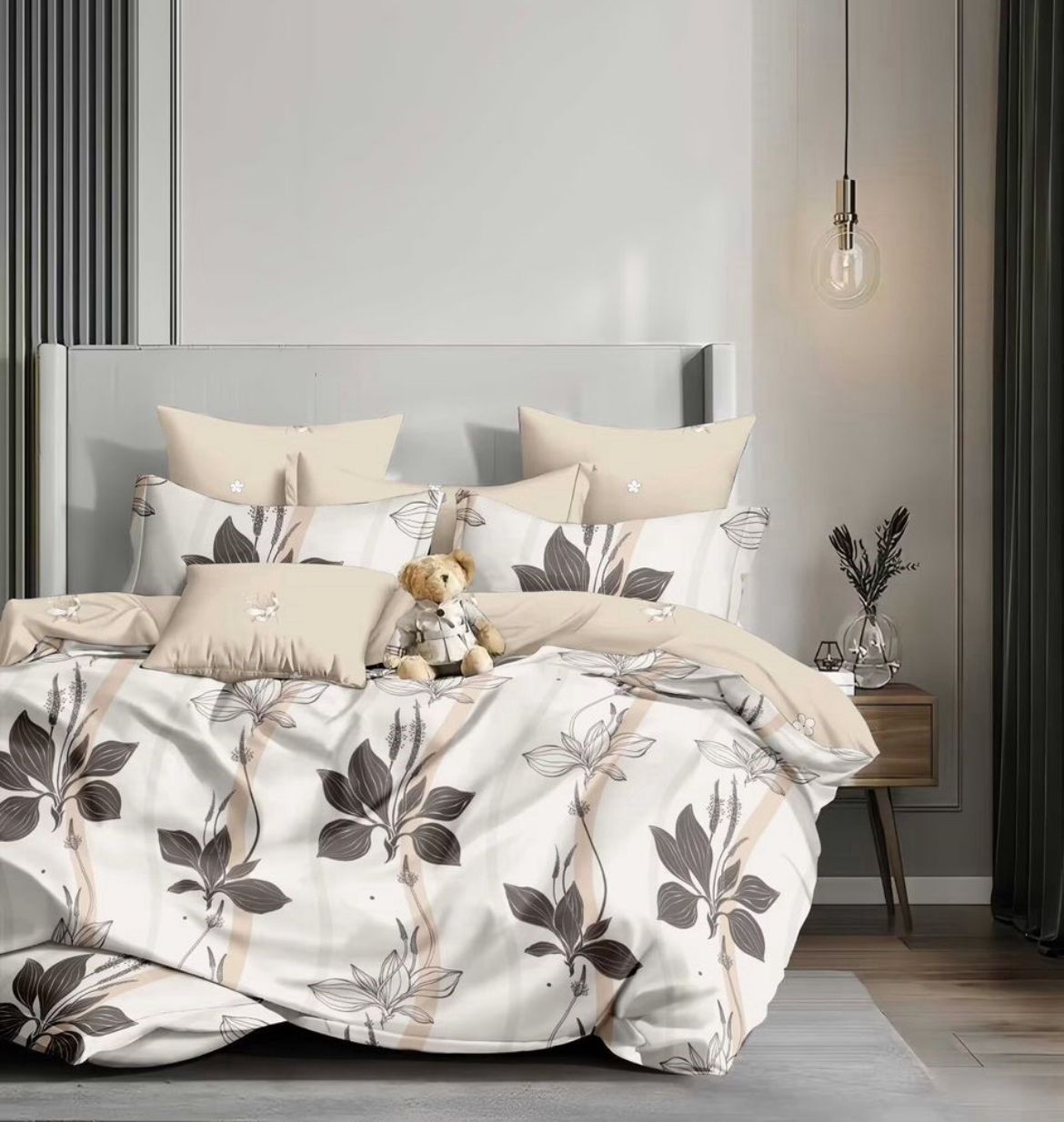 Venus King Size Bed Sheet Set with 2 Pillow Cover for Double Bed