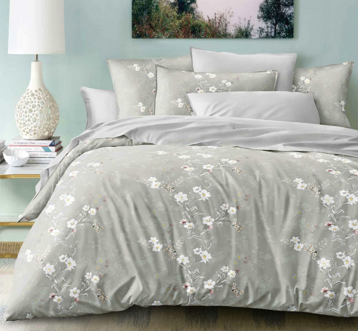 Venus King Size Bed Sheet Set with 2 Pillow Cover for Double Bed