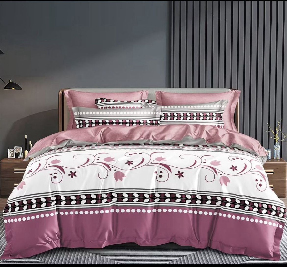 Venus King Size Bed Sheet Set with 2 Pillow Cover for Double Bed