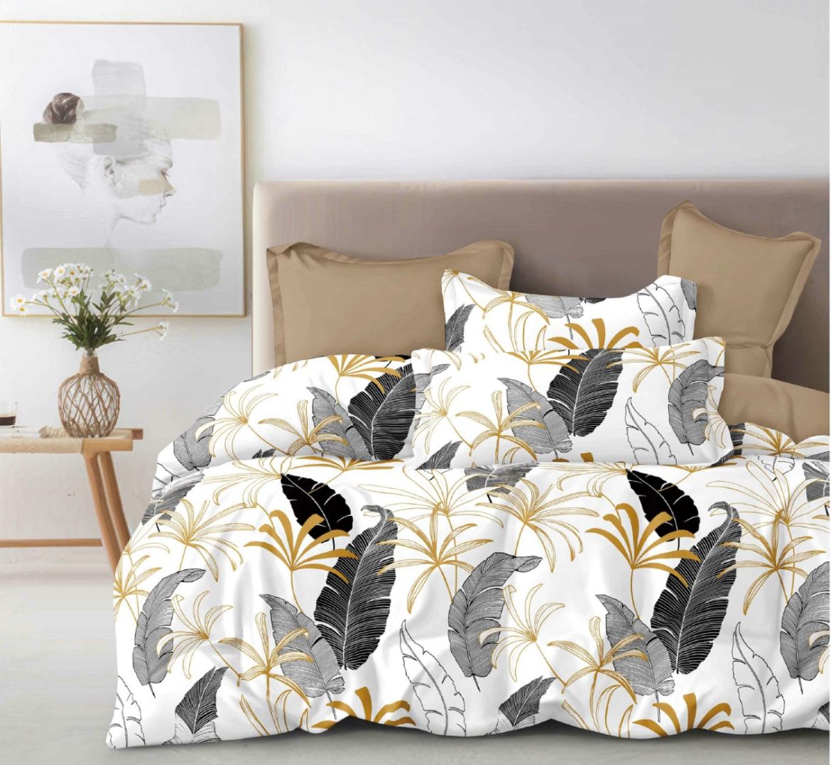 Venus King Size Bed Sheet Set with 2 Pillow Cover for Double Bed