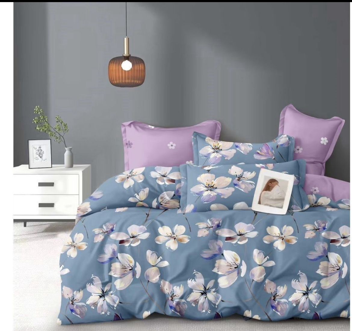 Venus King Size Bed Sheet Set with 2 Pillow Cover for Double Bed