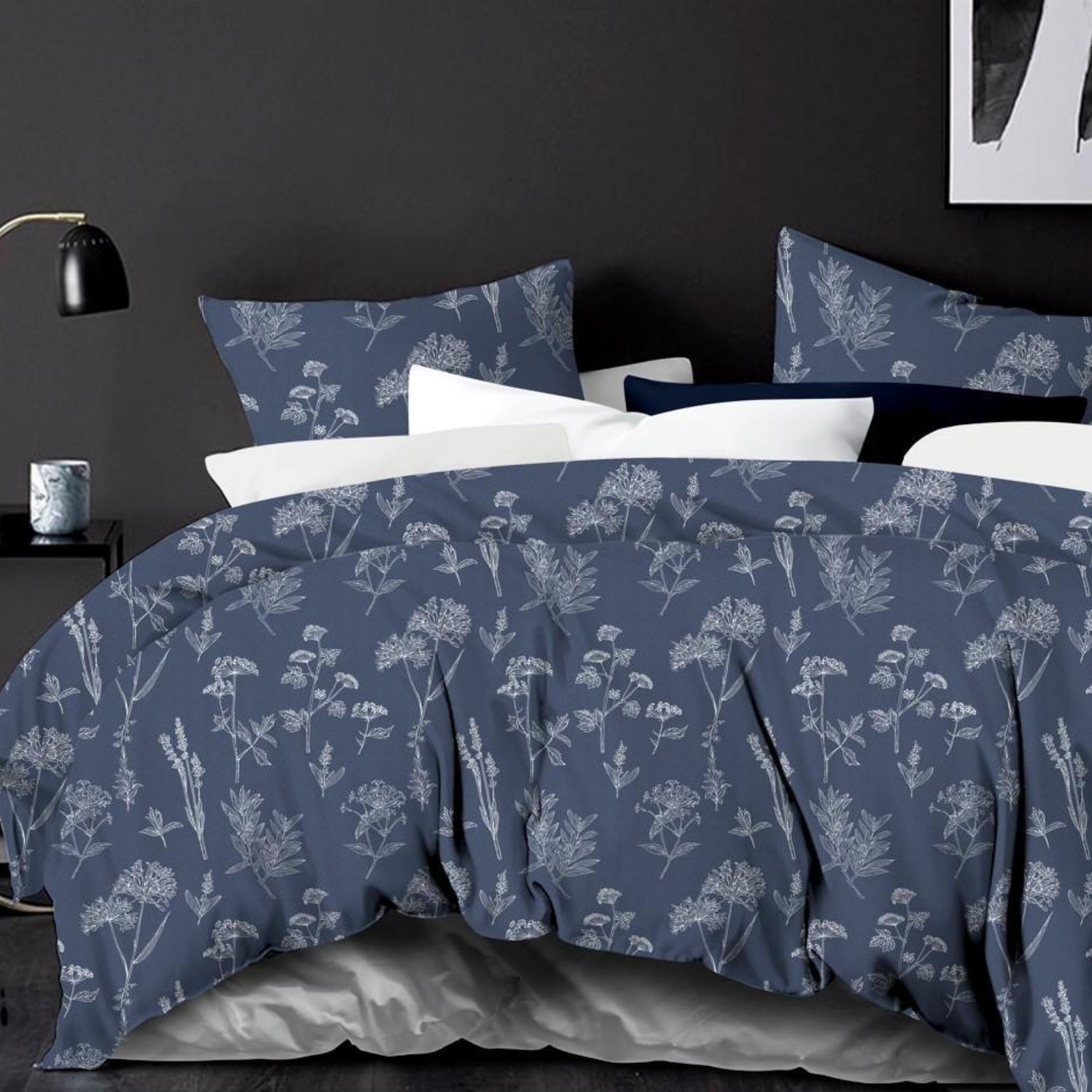 Adorn King Size Bed Sheet Set in Box Packaging with Pillow Covers by Florida
