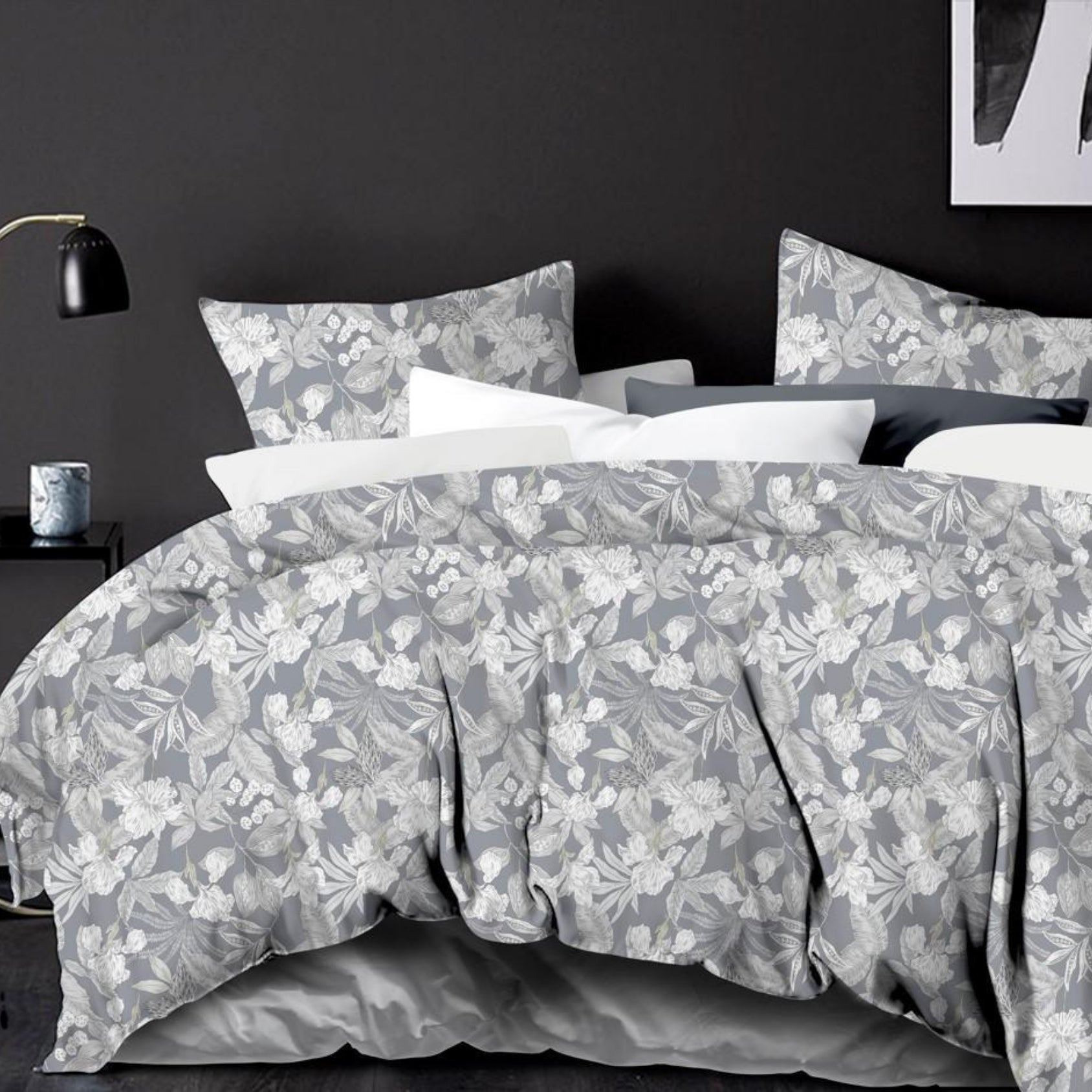 Adorn King Size Bed Sheet Set in Box Packaging with Pillow Covers by Florida
