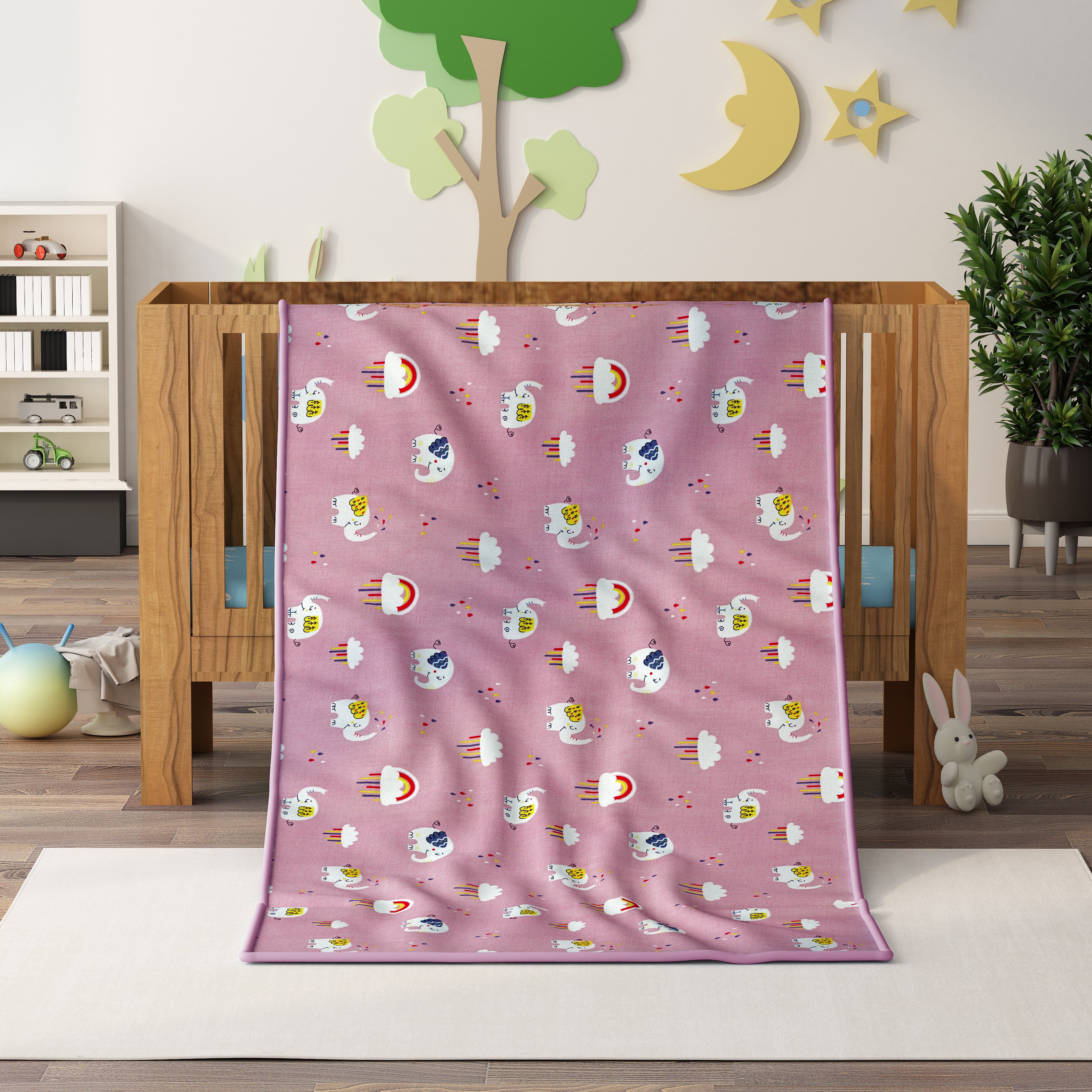 Mini Cloud Cotton Top Sheet AC Reversible Dohar for Kids