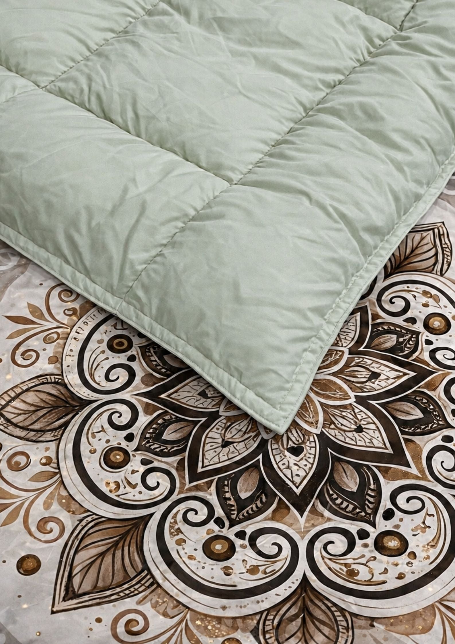 Florida Korean Filling 250 GSM Luxury Reversible Double Bed Comforter - Ultra Soft for All Season AC Quilt