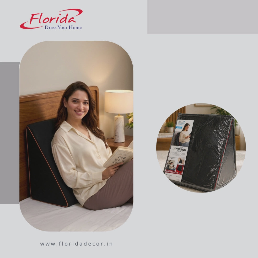 Florida Sleep Orthosleep Relax Wedge Pillow for Ergonomic Support Positioning Comfort