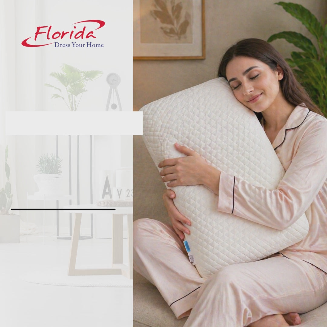 Florida Sleep Orthosleep King Memory Foam Pillow for Cervical Support Comfort