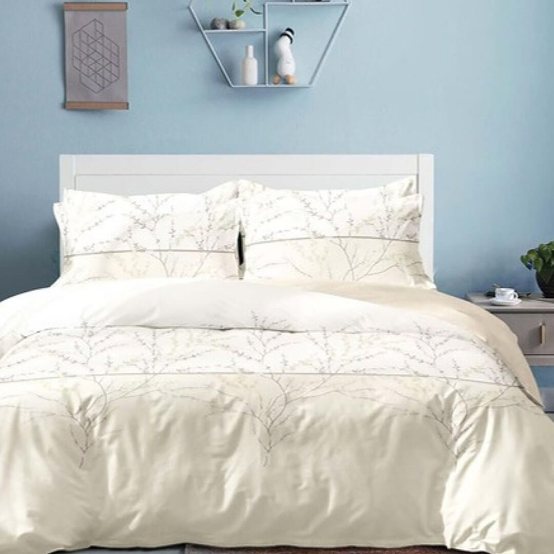 Florida Vistara (Bedding) AC Comforter Set with King Size Bedsheet & Coordinated Pillow Covers